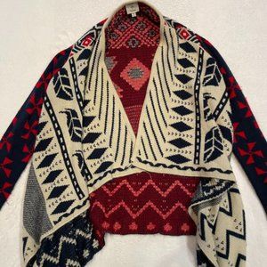 Vintage Aztec/Santa Fe Print Cardigan